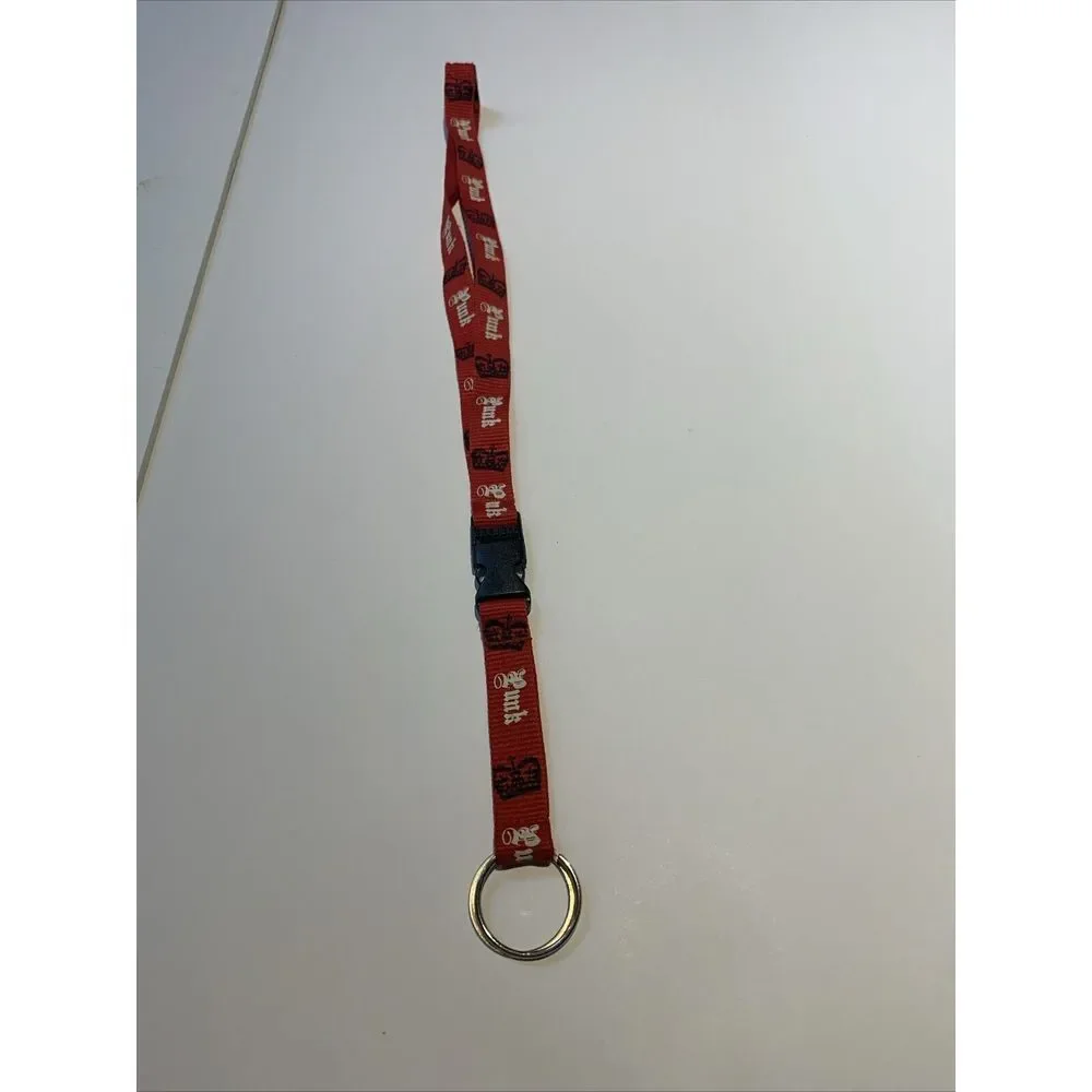 Street Punk Gothic Americana Metal Tattoo Art‎ Lanyard Red And Black
